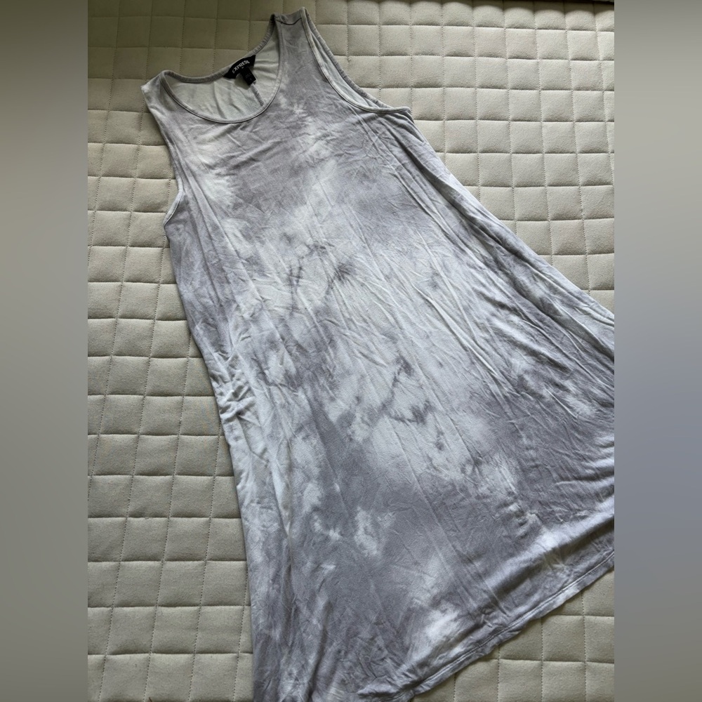 Express Women’s Gray Tie-Dye Swim Coverup